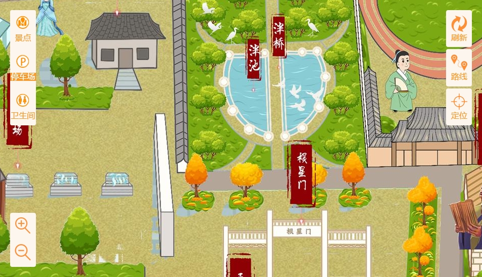 博山手绘地图景区语音讲解导览系统：智慧景区建设的基石